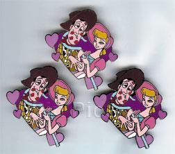 Disney Auctions - Valentine Duos 2005 (Woody and Bo Peep) Artist Proof (3 Pin Set)