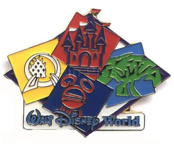 WDW - Walt Disney World Four Parks, One World Icons