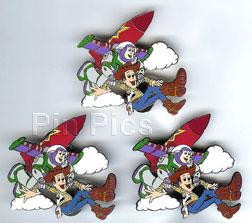 Disney Auctions - Buzz & Woody in Flight (Artist Proof) 3 pin set