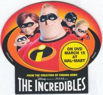 Button - The Incredibles DVD Promo Button