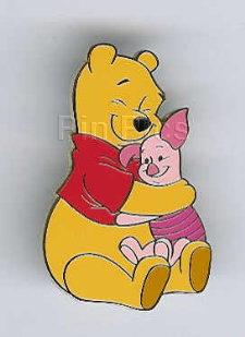 Disney Auctions - Pooh & Piglet Hugging