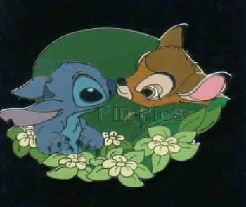 Disney Auctions - Stitch and Bambi - (Silver Artist Proof)
