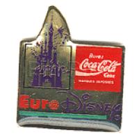 EuroDisney - Castle and Tinker Bell (Coca-Cola Sponsor) Opening Day