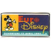 EuroDisney Mickey Mouse presenting the opening