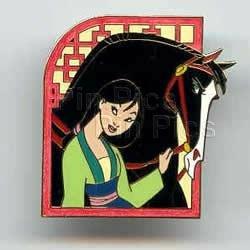 Mulan and Khan - ARTIST PROOF - Princesses With Their Horses