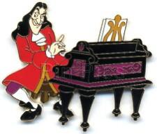 Disney Auctions - Captain Hook at Piano