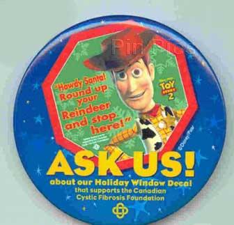 Toy Story's Woody Window Decal Promotion