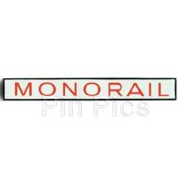 Disney Catalog - Disneyland Red Monorail Mark I (Model & Pin Set) Pin Only