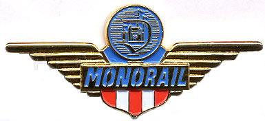Disney Catalog - Disneyland Blue Monorail Mark I (Model & Pin Set) Pin Only