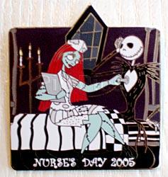 Disney Auctions - Jack & Sally - Nightmare Before Christmas Nurses Day 2005 - Jumbo