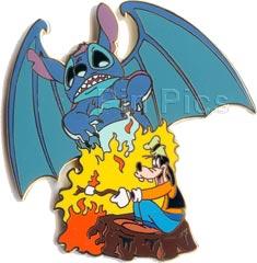 Disney Auctions - Stitch as Chernabog with Goofy