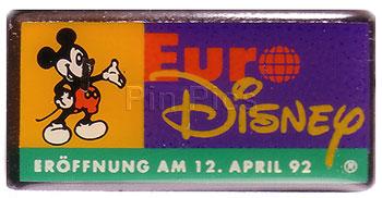 EuroDisney Mickey Mouse presenting the opening - German
