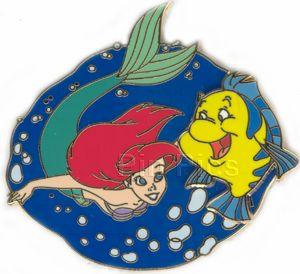 Disney Auctions - Ariel & Flounder - Sidekicks