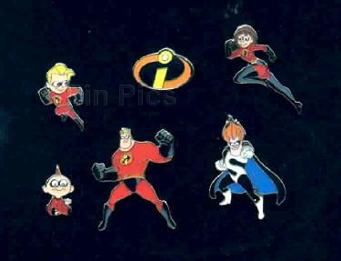 Converted - The Incredibles - Mini 6 Pin Set