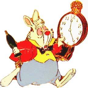 DIS - White Rabbit - Alice in Wonderland - 45th Anniversary - Tin