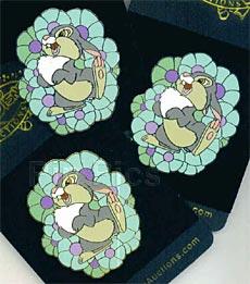 Disney Auctions - Thumper Flowers - Artist Proof - 3 Pin Set