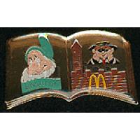 Bootleg - Bashful from Snow White in a Mc Donald's open book