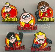 The Incredibles (5 Pin Set)