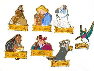 Sedesma - Pocahontas (7 Pin Set) Gold