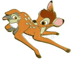 Disney Auctions - Bambi Falls on Thumper