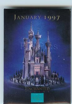 Walt Disney Collection Enchanted Places Button - Cinderella's Castle