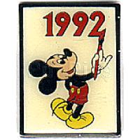 Euro Disney Mickey 1992 Signature Pin