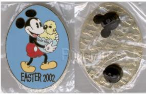 Disney Auctions - Easter 2002 (Mickey with Chick) Gold Prototype