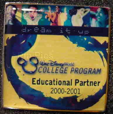 WDW - College Program Educational Partner - Dream It Up 2000 - 2001