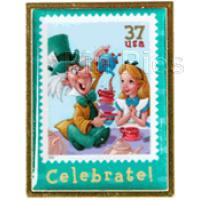 USPS - The Art of Disney Stamp (Alice and the Mad Hatter)