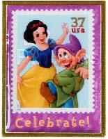USPS - The Art of Disney Stamp (Snow White and Dopey)
