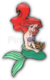 ProPin - Ariel Sitting with Flower - Little Mermaid