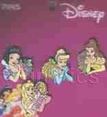 Disney Princesses - 4 Pin Set (Snow White, Cinderella, Belle & Aurora)