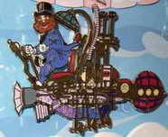 WDW - Happiest Pin Celebration On Earth (Figment and Dreamfinder 4 Pin Framed Set) Dreamfinder