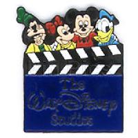 Walt Disney Studios Blue Logo with Fab Four