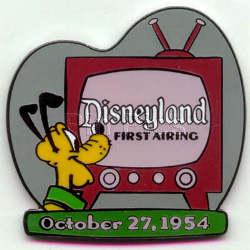 DIS - Pluto - Disneyland First Airing - 1954 - Countdown To the Millennium - Pin 67