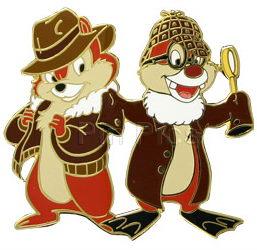 Japan Disney Mall - Chip & Dale - Dressed up as Detectives