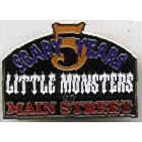 DLR - Little Monsters on Main Street - 5 Scary Years (1994) Title Pin