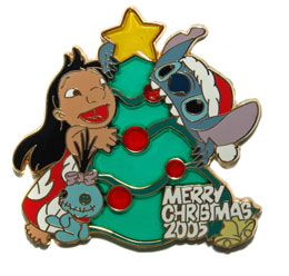 M&P - Lilo, Stitch and Scrump - Christmas Tree - Merry Christmas