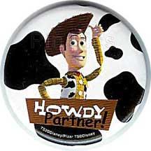 Toy Story 2 Car Phone Promo Button (Woody)