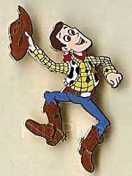 Japan Disney Mall - Woody - Toy Story - From a 2 Pin Set
