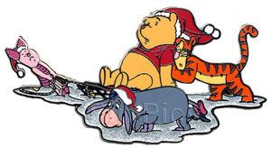 Disney Auctions - Winter Set (Pooh, Tigger, Eeyore and Piglet)
