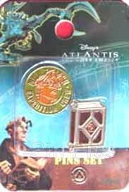 Run A - Atlantis (2 Pin Set) Milo Expedition Crew & Shepherd's Journal