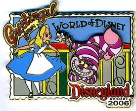 DLR - Greetings From Disneyland® Resort 2006 (Alice and Cheshire Cat)