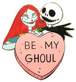 Japan Disney Mall - Jack Skellington & Sally - Be My Ghoul - Valentine Heart