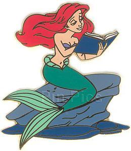 Reading a Book - 2 Pin Set (Ariel Only)