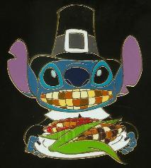 Disney Auctions - Stitch Thanksgiving (Jumbo) Gold Artist Proof