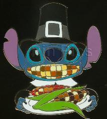 Disney Auctions - Stitch Thanksgiving (Jumbo) Silver Artist Proof