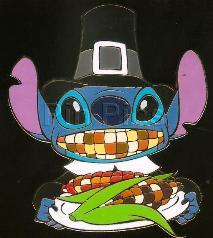 Disney Auctions - Stitch Thanksgiving (Jumbo) Black Artist Proof