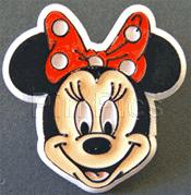 Monogram - Minnie Mouse - Polka Dot Bow (Plastic)