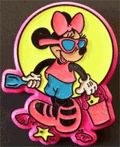 Monogram - Minnie Mouse at Beach in Sunglasses (Plastic)